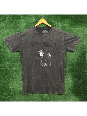 Van Morrison What's It Gonna Take? Rock Mineral Wash T-Shirt Size Extra Large